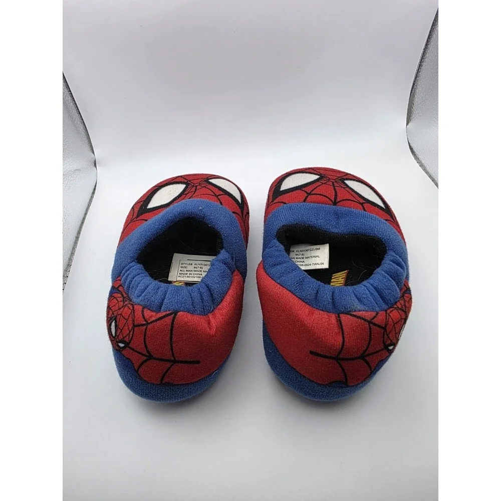 Marvel Spiderman Toddler Boys M (7/8) Slippers